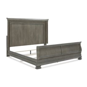 Ashley Lexorne Gray King Sleigh Bed