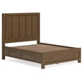 Queen Panel Bed with Storage