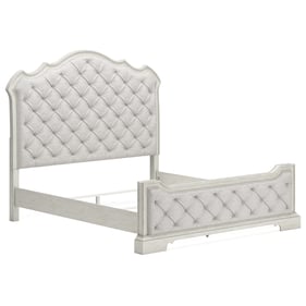 Ashley Furniture Arlendyne Antique White Cal King Upholstered Bed