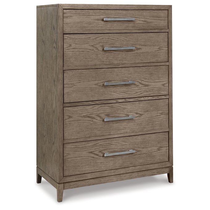 Ashley Furniture Chrestner Gray Five Drawer Chest B983-46