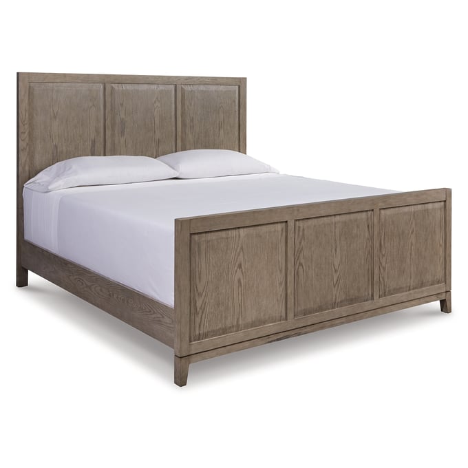 Ashley Furniture Chrestner Gray Cal King Panel Bed B983B9