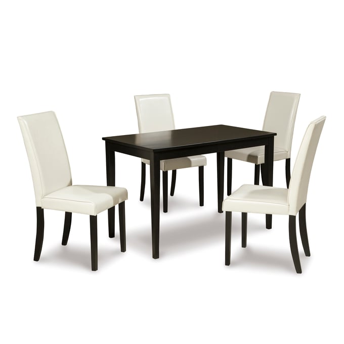 Ashley Furniture Kimonte Ivory 5pc Dining Room Complete Set D250-DR-RECT-S1