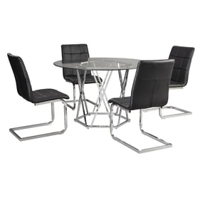 Ashley Furniture Madanere Black 5pc Dining Room Set