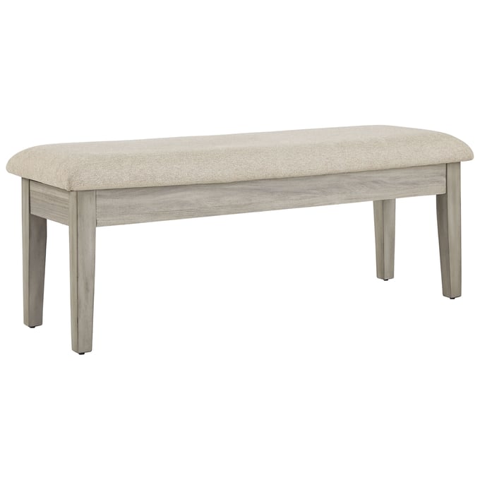 Ashley Furniture Parellen Beige Gray Upholstered Storage Bench D291-00