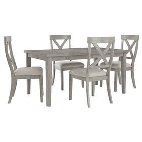 Ashley Furniture Parellen Beige 5pc Dining Room Set