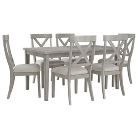 Ashley Furniture Parellen Beige 7pc Dining Room Set