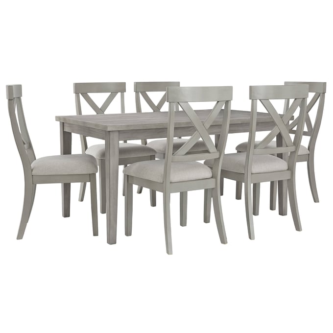 Ashley Furniture Parellen Beige 7pc Dining Room Set D291-DR-S2