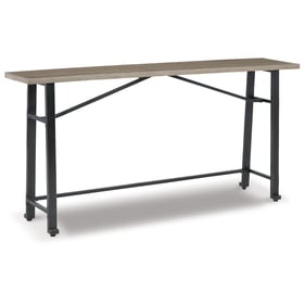 Ashley Furniture Lesterton Light Brown Black Long Counter Table