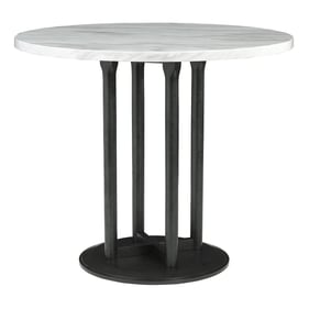 Ashley Furniture Centiar Two Tone Black Round Counter Height Table