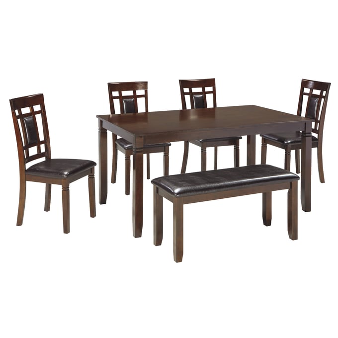 Ashley Furniture Bennox Brown 6pc Dining Room Table Set D384-325