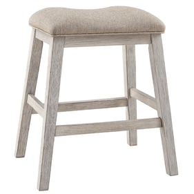 2 Ashley Furniture Skempton Two Tone Stools