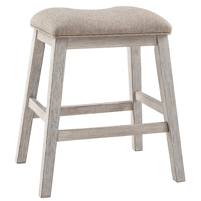 2 Ashley Furniture Skempton Two Tone Stools D394-024