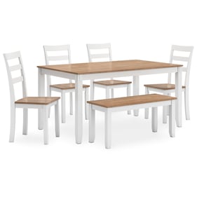 Ashley Furniture Gesthaven Natural White 6pc Dining Set