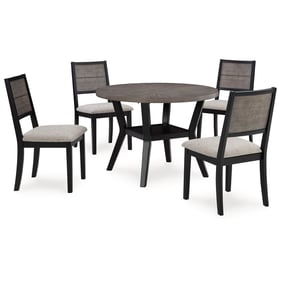 Ashley Furniture Corloda Gray 5pc Round Dining Table Set