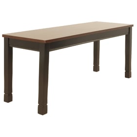 Ashley Furniture Owingsville Black Brown Large Dining Bench