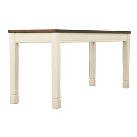 Ashley Furniture Whitesburg Brown Cottage White Large Dining Room Bench