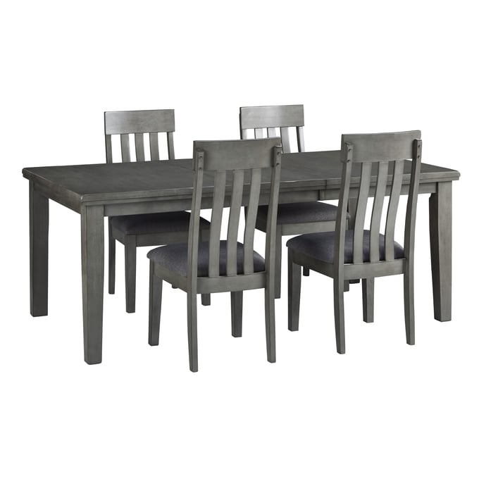 Ashley Furniture Hallanden Gray 5pc Dining Room Set D589-35-DR-S1