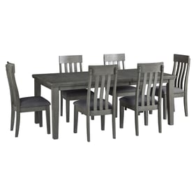 Ashley Furniture Hallanden Gray 7pc Dining Room Set