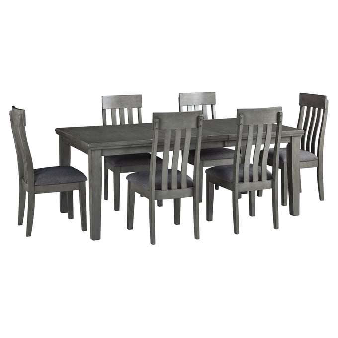 Ashley Furniture Hallanden Gray 7pc Dining Room Set D589-35-DR-S3