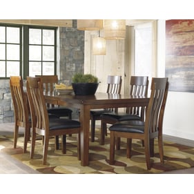 Ralene Medium Brown Medium Brown 7pc Dining Room Set