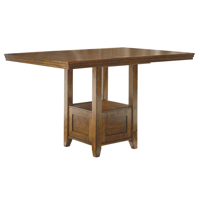 Ashley Furniture Ralene Medium Brown Rectangular Counter Extension Table D594-42