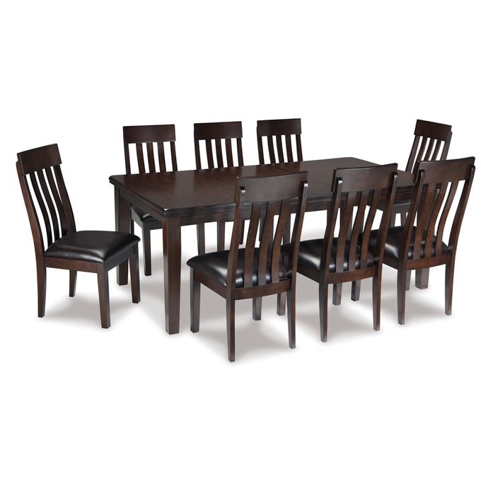 Ashley Furniture Haddigan Dark Brown 9pc Dining Room Set D596-DR-S5