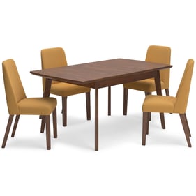 Ashley Furniture Lyncott Mustard 5pc Dining Room Set