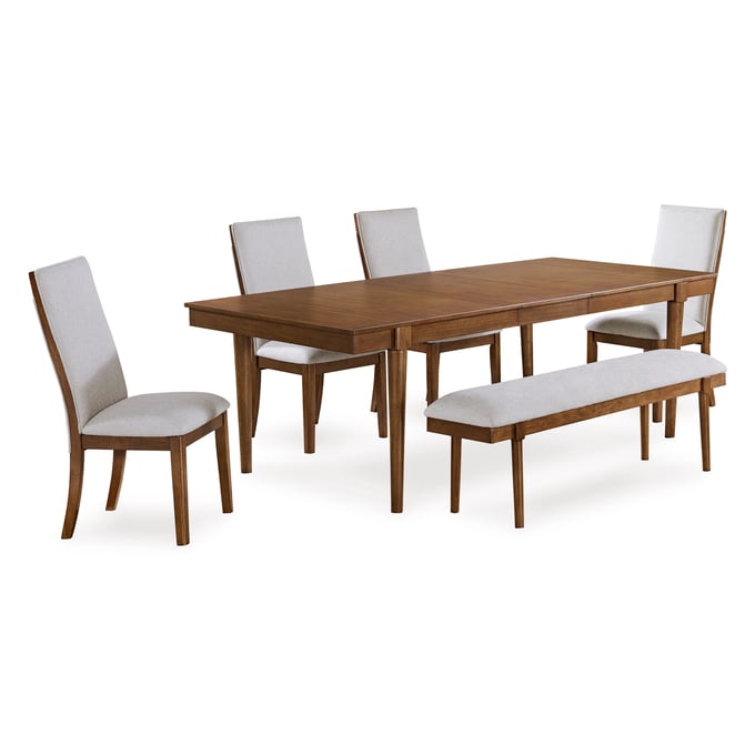 Ashley Furniture Lyncott Gray Brown 6pc Rectangle Dining Room Set D615-DR-S16