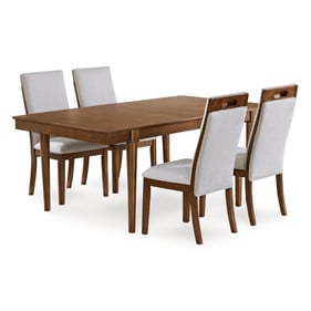 Ashley Furniture Lyncott Gray Brown 5pc Rectangle Dining Room Set