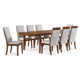 Ashley Furniture Lyncott Gray Brown 9pc Rectangle Dining Room Set