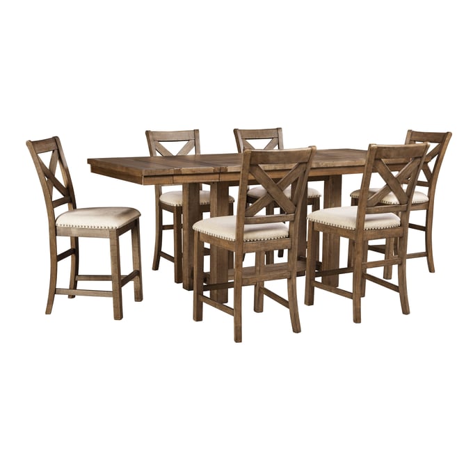 Ashley Furniture Moriville 7pc Bar Set D631-BAR-S1