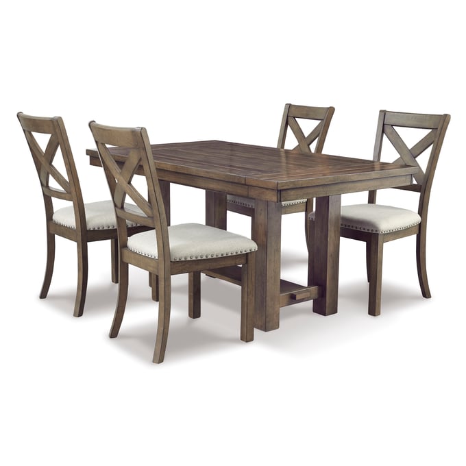 Ashley Furniture Moriville Grayish Brown 5pc Dining Room Set D631-DR-S1