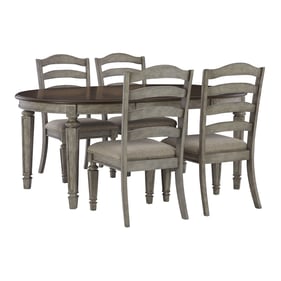 Ashley Furniture Lodenbay Antique Gray 5pc Dining Room Set