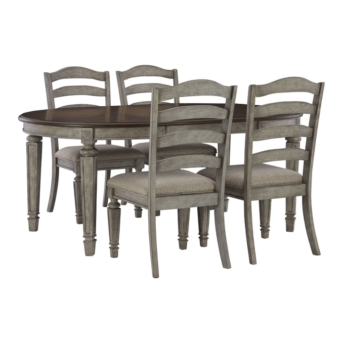 Ashley Furniture Lodenbay Antique Gray 5pc Dining Room Set D751D1