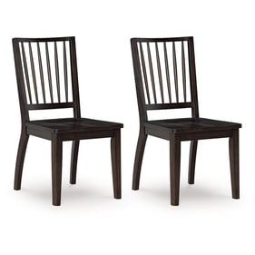 2 Ashley Furniture Charterton Brown Dining Side Chairs