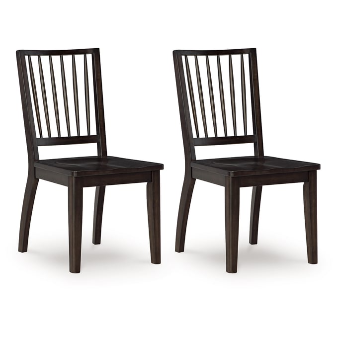 2 Ashley Furniture Charterton Brown Dining Side Chairs D753-01