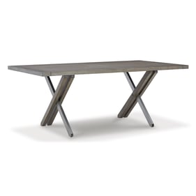 Ashley Furniture Krystanza Weathered Gray Rectangular Dining Table