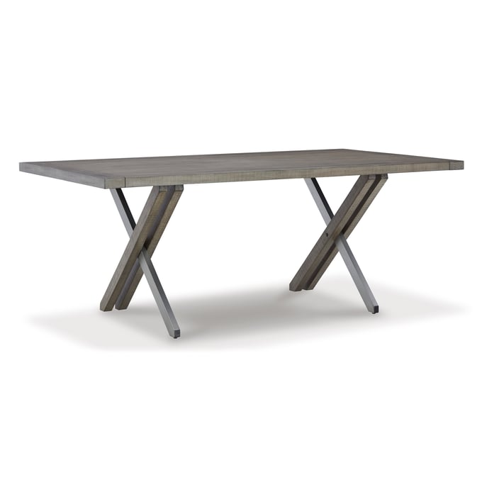 Ashley Furniture Krystanza Weathered Gray Rectangular Dining Table D766-25