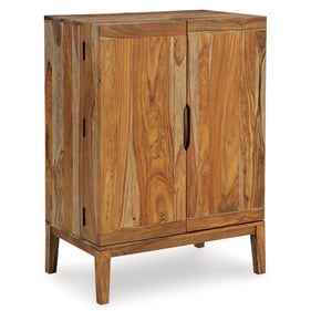 Ashley Furniture Dressonni Brown Bar Cabinet