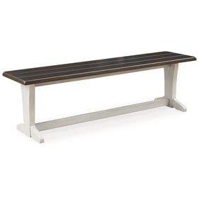 Ashley Furniture Darborn Gray Brown Large Dining Bench