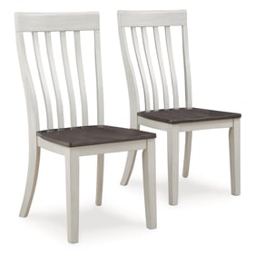 2 Ashley Furniture Darborn Gray Brown Dining Side Chairs