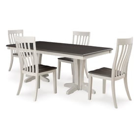 Ashley Furniture Darborn Gray Brown 5pc Dining Room Set