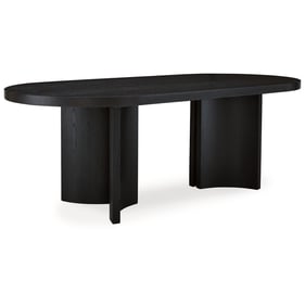 Ashley Furniture Rowanbeck Black Oval Dining Table