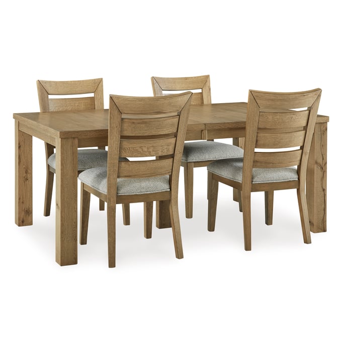 Ashley Furniture Galliden Light Brown 5pc Dining Room Set D841-35-DR-S1