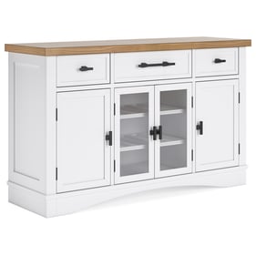 Ashley Furniture Ashbryn White Natural Dining Server