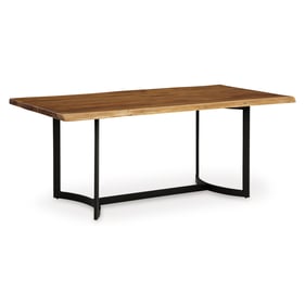 Ashley Furniture Fortmaine Brown Rectangular Dining Table