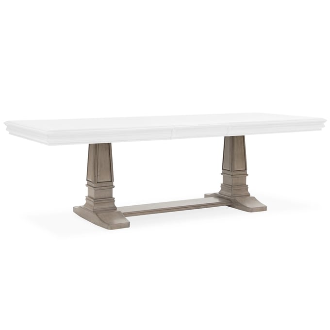 Ashley Furniture Lexorne Gray Rectangle Dining Table Base D924-55B