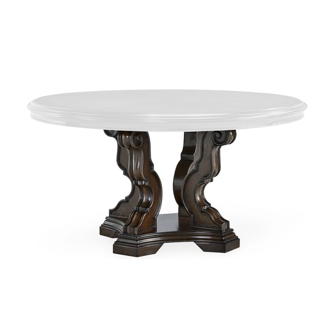 Ashley Furniture Maylee Dark Brown Round Dining Pedestal Table Base D947-50B