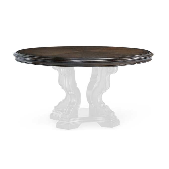 Ashley Furniture Maylee Dark Brown Round Dining Pedestal Table Top D947-50T