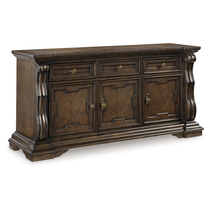 Ashley Furniture Maylee Dark Brown Dining Room Buffet D947-80